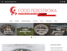 Tablet Screenshot of foodperestroika.com